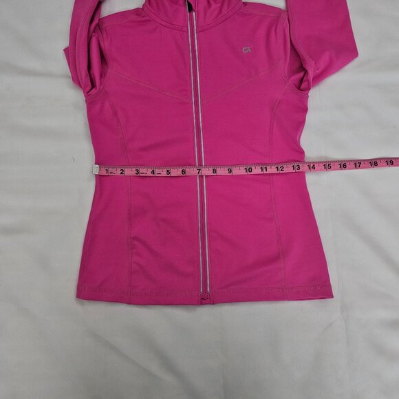 Gap Fit DRY Girls Happy Pink Activewear Full Zip Running Track Jacket Size Large - Picture 13 of 16